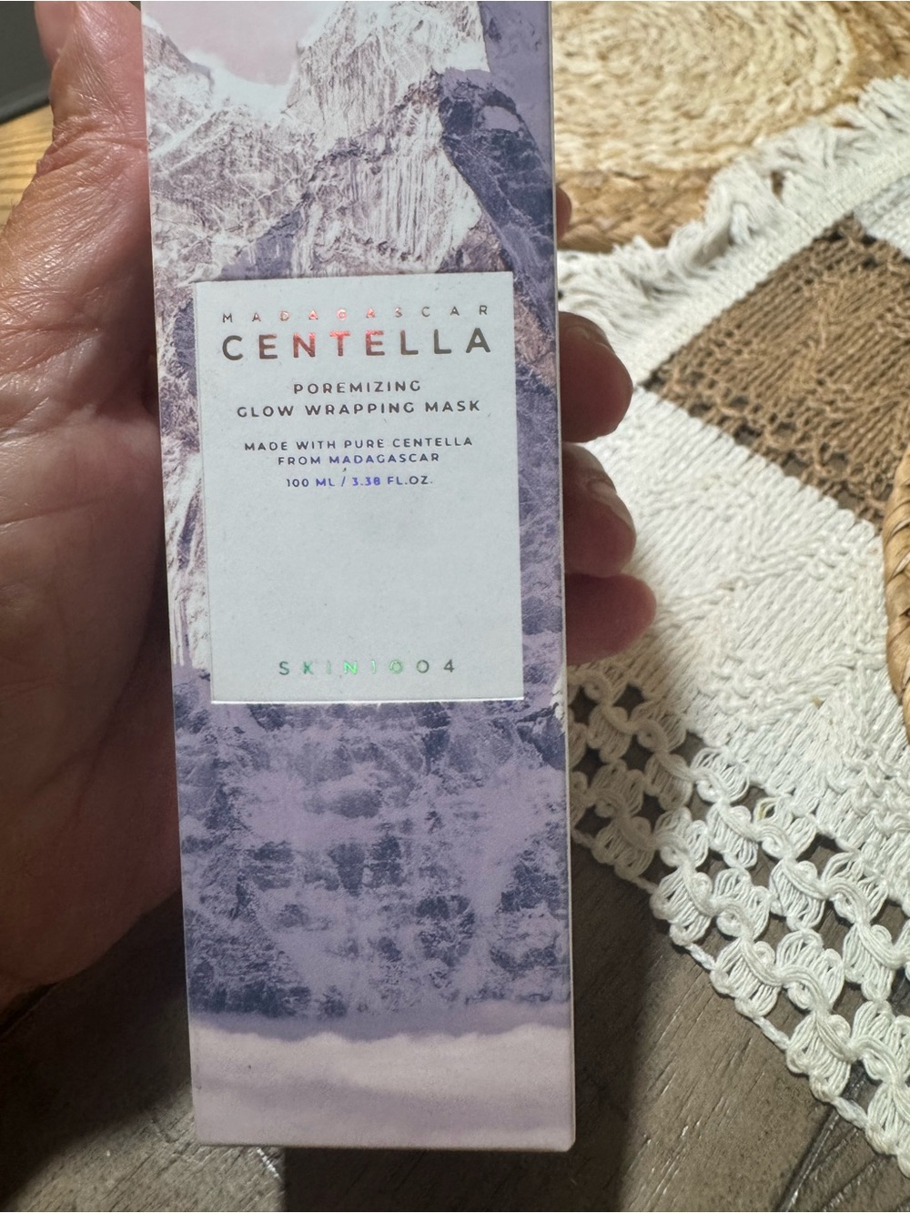 Skin1004 Madagascar Centella Poremizing Glow Wrapping Mask - Lavender